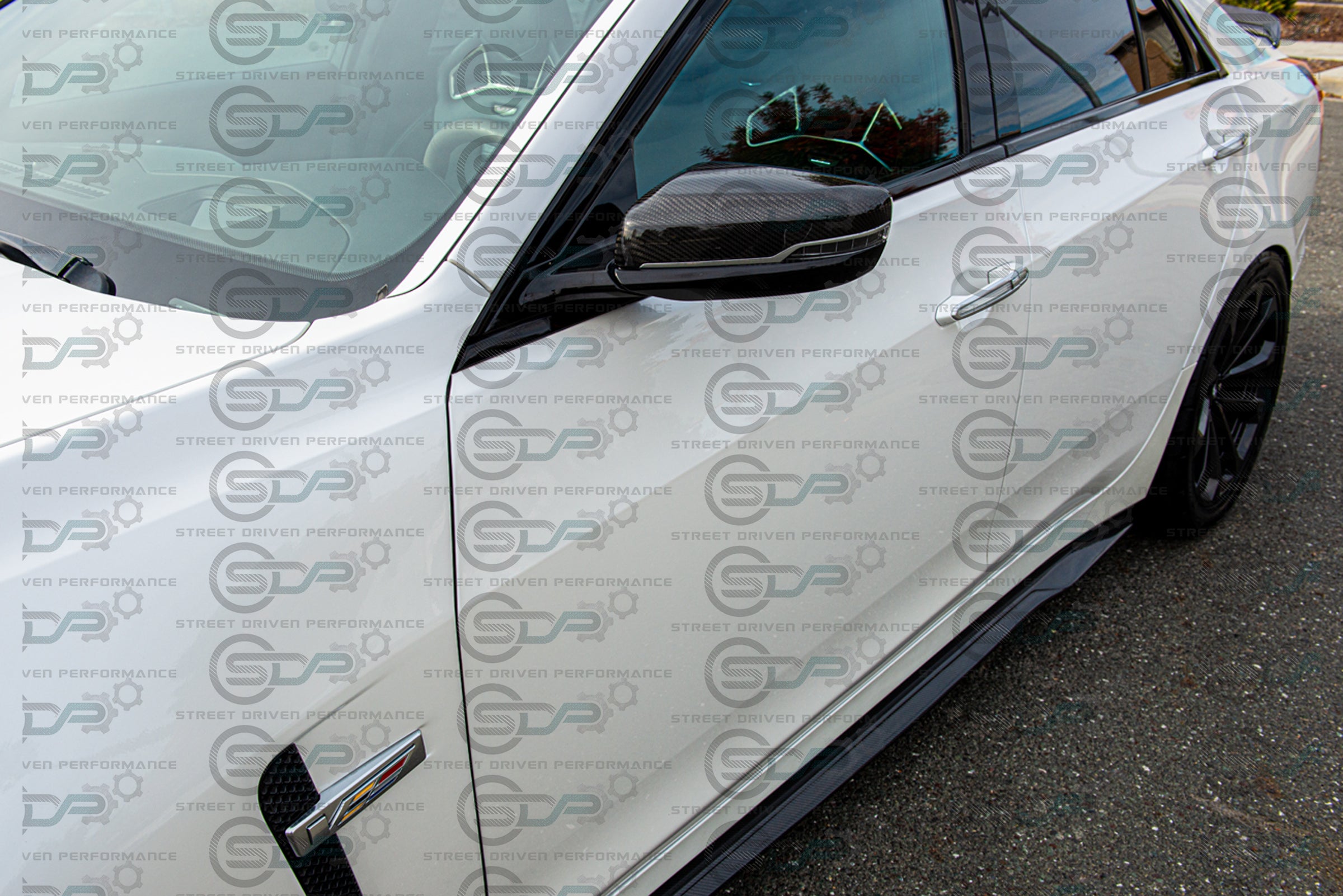 Cadillac ATS-V - Coupe | Carbon Fiber Side Mirror Cap Replacement